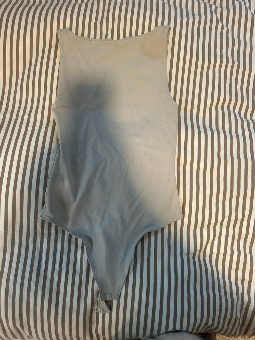One-Piece Bodysuit in Light Gray